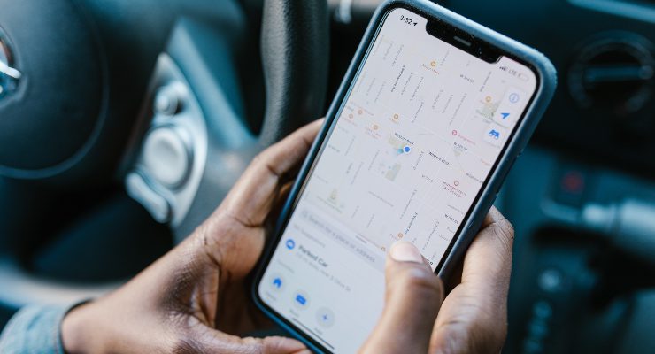 map on phone